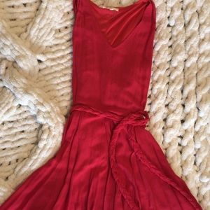 Red dress boutique dress